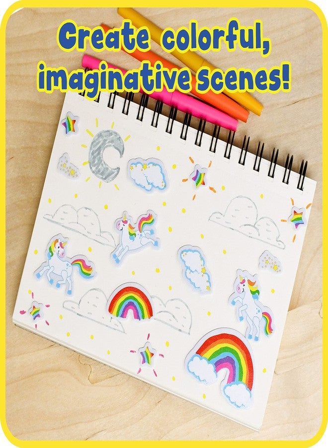 Ready 2 Learn Foam Stickers - Unicorns & Rainbows - Pack of 180 - Self-Adhesive Stickers for Kids - 3D Puffy Stickers for Laptops, Party Favors and Crafts - Image 5
